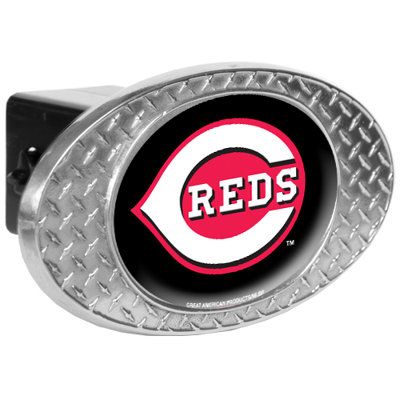 Great American Products MLB Metal Diamond Plate Trailer Hitch Cover