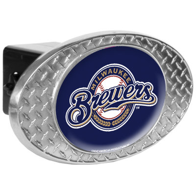 Great American Products MLB Metal Diamond Plate Trailer Hitch Cover