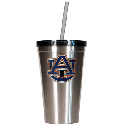 Great American Products NCAA 16oz Stainless Steel Insulated Tumbler with Straw
