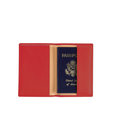 Royce Leather Art Plain Passport Jacket