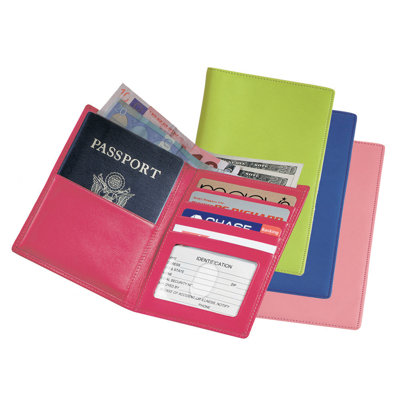 Royce Leather Passport Currency Wallet