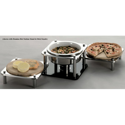 SMART Buffet Ware Domino 4 4/5-qt. Stainless Steel Round Hot Station