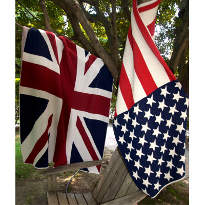 In2Green USA Flag Cotton Throw