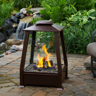 Real Flame Sierra Outdoor Pagoda Fireplace