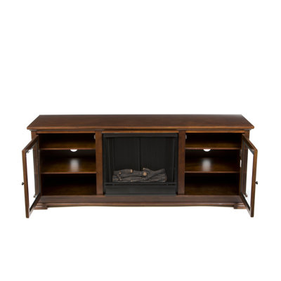 Real Flame Hudson 68" Ventless TV Stand with Gel Fireplace