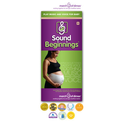 Sound Beginnings Extra Large Pre-Natal Sound Delivery Device in Black