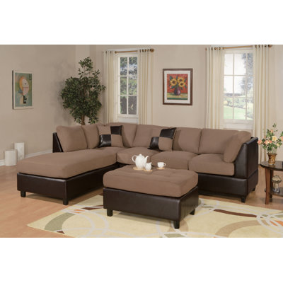 Poundex Bobkona Modular Sectional