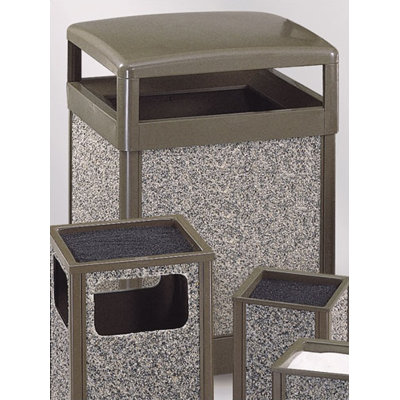 Rubbermaid Commercial Products Aspen Large Hinged Top Receptacle