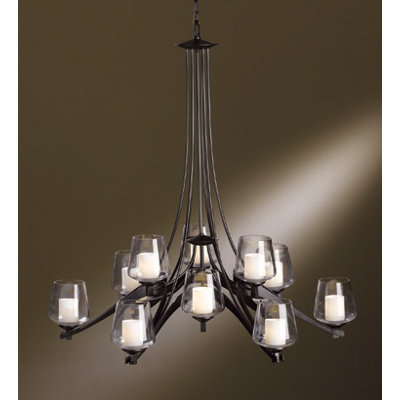 Hubbardton Forge Ribbon 12 Light Chandelier