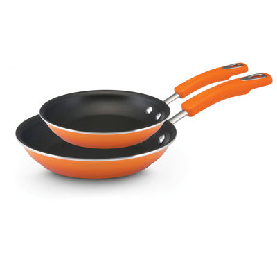 Hard Enamel Cookware 2-Piece Non-Stick Skillet Set