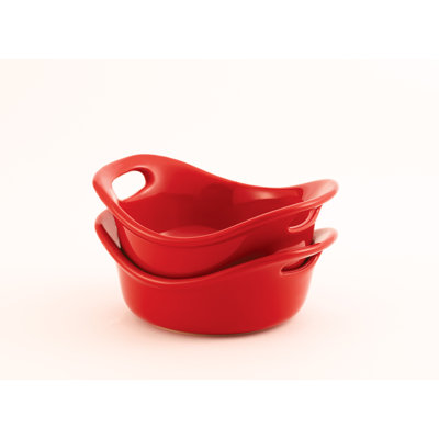 Rachael Ray Stoneware 2 Piece Round Au Gratin