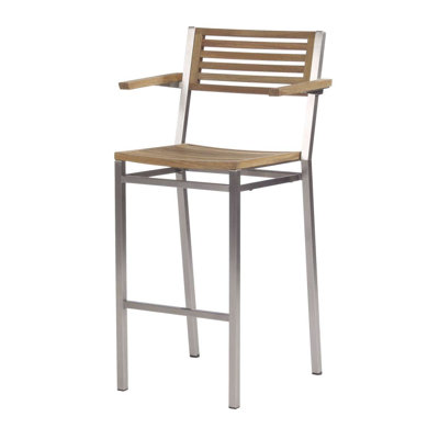 Barlow Tyrie Teak Equinox 4-Seat Outdoor High Dining Set