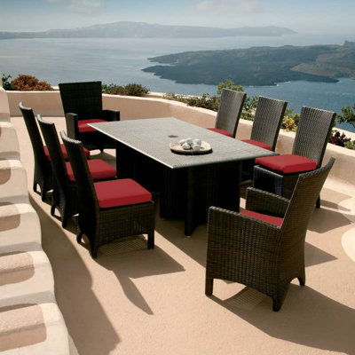 Barlow Tyrie Teak Savannah 9 Piece Dining Set