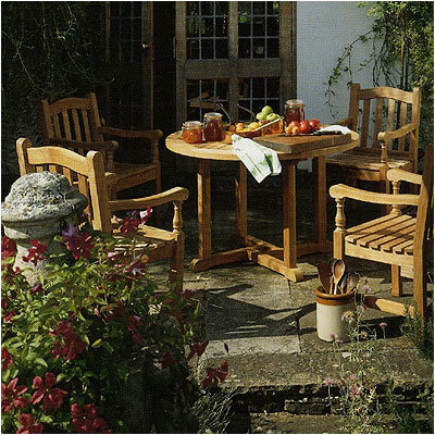 Barlow Tyrie Teak Balmoral 5 Piece Dining Set