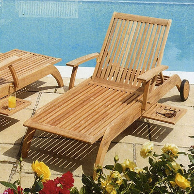 Barlow Tyrie Teak Monaco Lounger