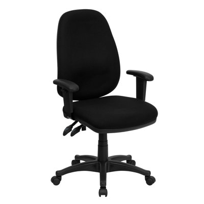 Flash Furniture Fabric Computer Office Chair with Height and Width Adjustable Arms
