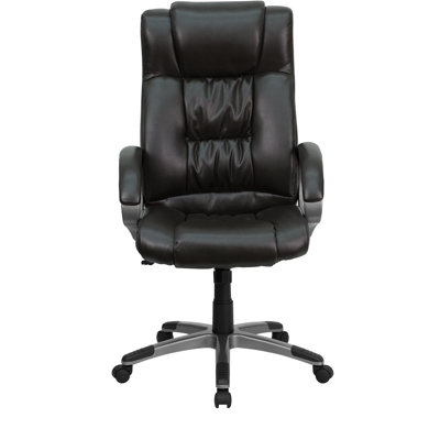 Flash Furniture Double Padded High-Back Office Chair with Titanium Base