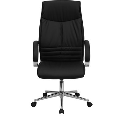 Flash Furniture High-Back Leather Executive Chair with Slim Designed