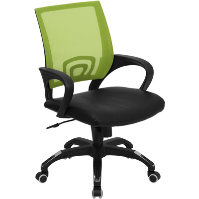 Flash Furniture Mid-Back Leather Task Chair
