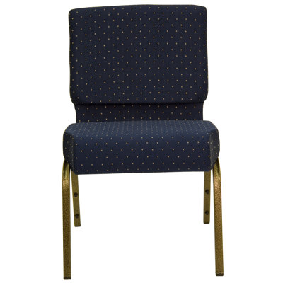 Flash Furniture Hercules Series 21'' Extra Wide Stacking Church Chair with 4'' Thick Seat