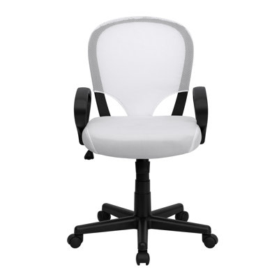 Flash Furniture Mid-Back Office Chair with Oval Loop Arms