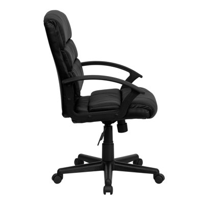 Flash Furniture Mid-Back Leather Chair