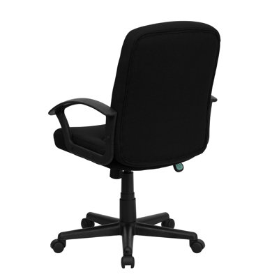 Flash Furniture Mid-Back Fabric Task Chair with Nylon Arms