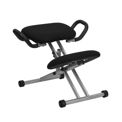 Flash Furniture Low-Back Height Adjustable Task Chair with Dual Wheel