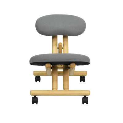 Flash Furniture Low-Back Height Adjustable Kneeling Chair with Dual Wheel