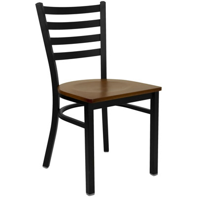 Flash Furniture Hercules Series Ladder Back Side Chair