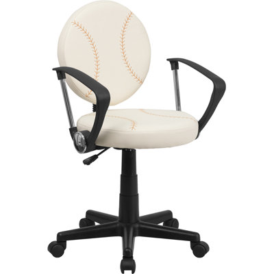 Flash Furniture Baseball Mid-Back Kid's Desk Chair