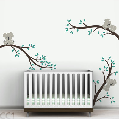 LittleLion Studio Koala Tree Branches Wall Decal