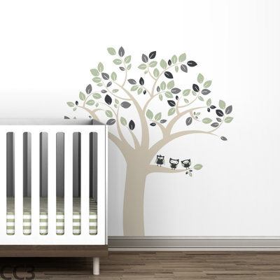LittleLion Studio Owl Tree Wall Decal