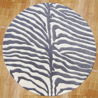 Alliyah Rugs New Casanova Grey/Ivory Safari Rug
