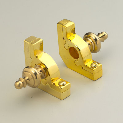 Zoroufy 48" Sovereign Tubular Stair Rod Set with Smooth Brackets Urn Finials