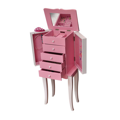 Tori Home Louisa Girl's Jewelry Armoire