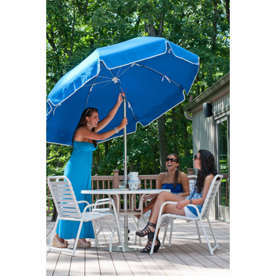 7.5' Steel Marine Patio Umbrella with Crank and Tilt