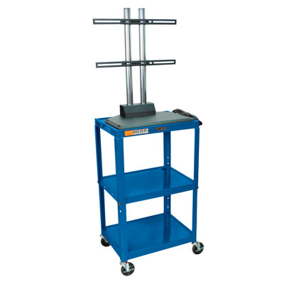 Luxor Adjustable Height Flat Panel Cart