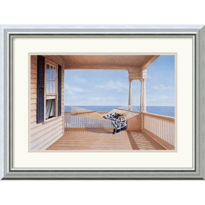 Amanti Art A Summer Place by Daniel Pollera Framed Fine Art Print - 15.99" x 19.99"