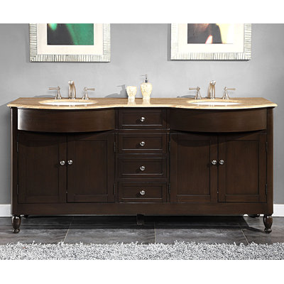 Bathroom Vanities Sale on Kelston 72    Double Sink Cabinet Bathroom Vanity Set   Wayfair