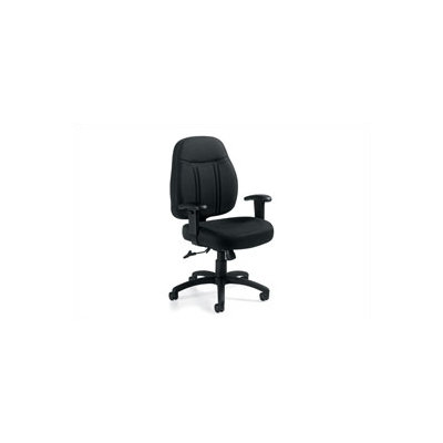 Offices To Go Mid-Back Fabric Office Chair with Arms