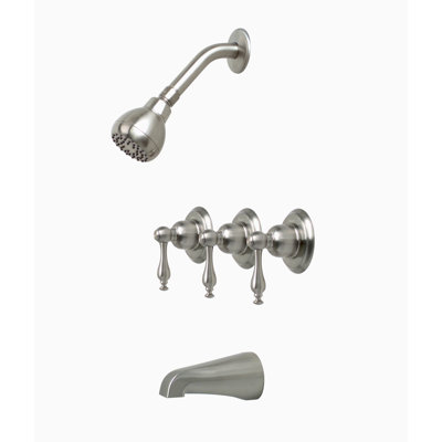 Premier Faucet Wellington 3-Handle Volume Control Tub and Shower Faucet