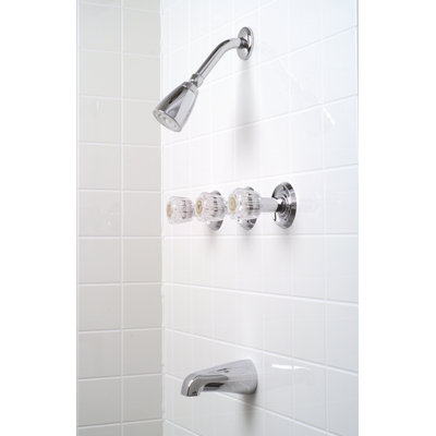 Premier Faucet Concord Three-Handle Volume Control Tub and Shower Faucet