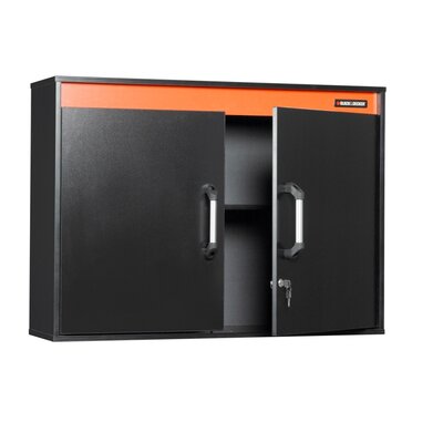 Black Bathroom Wall Cabinet on Black   Decker Ezmount Wall Cabinet   Wayfair