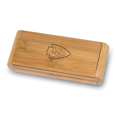 Picnic Time NFL Elan Bamboo Engraved Corkscrew in a Box