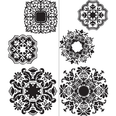 WallPops! Sheets Baroque Wall Art
