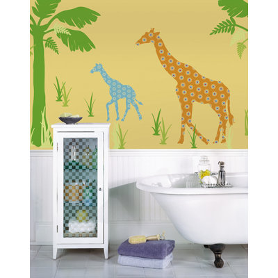 WallPops! ZooWallogy Riley The Giraffe Decal