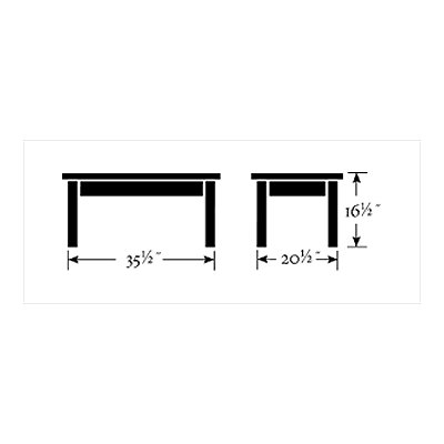 Oxford Garden Rectangle Coffee Table