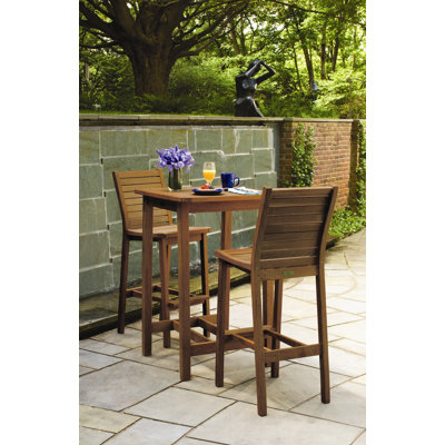 Oxford Garden Dartmoor 3 Piece Bar Height Dining Set