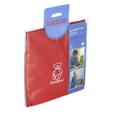 BabyBjorn Eat and Play Smock in Red